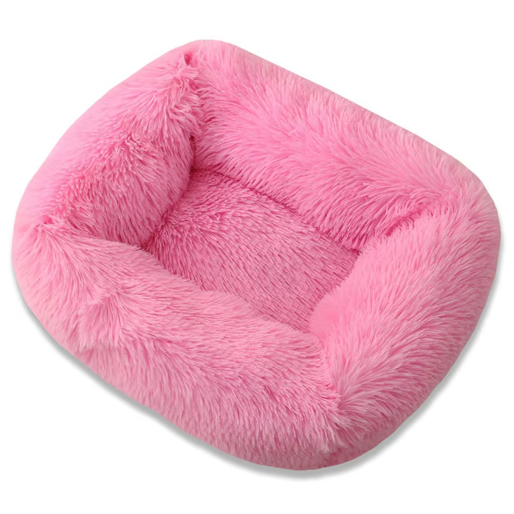 Square Dog Bed Long Plush Solid Color Pet Beds For Little Medium Large Pets Super Soft Winter Warm Sleeping Mats For Dogs Cats — image 18
