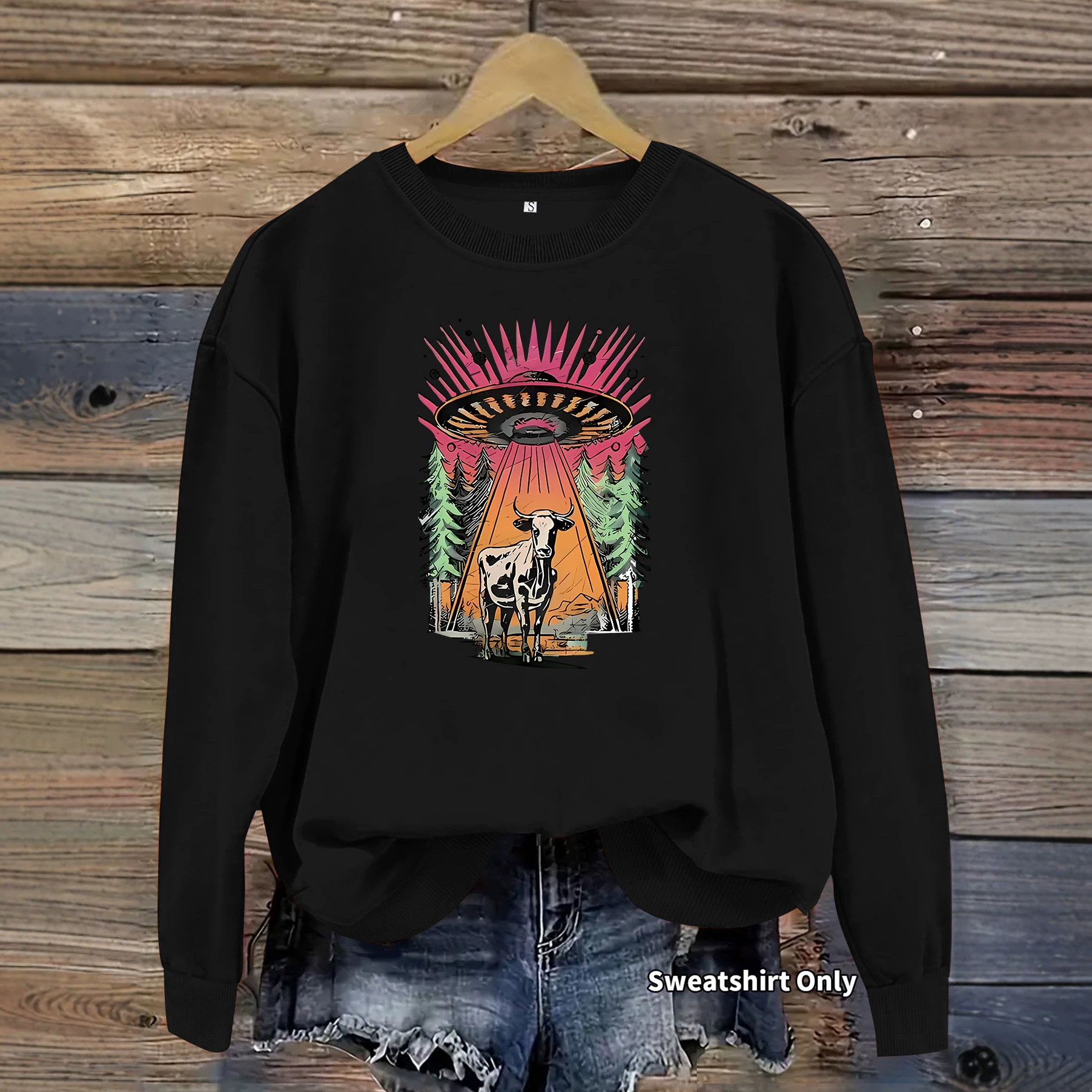 Cattle kidnapped printed hoodie — image 2