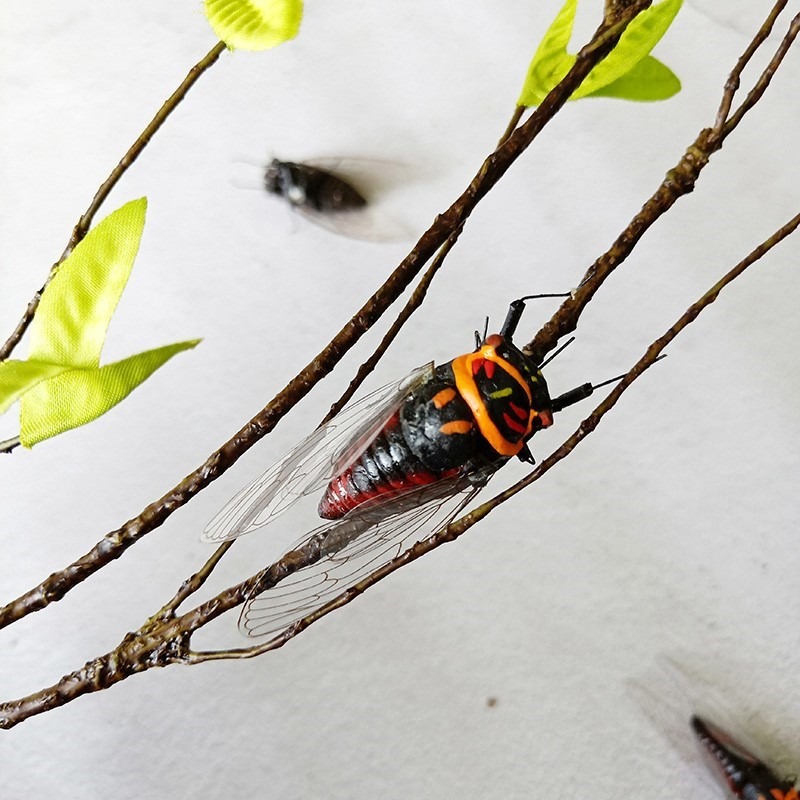 Simulated Bees Decorate Frog Animals Seven Star Ladybird Model Insect Ornaments Farm Shooting Props Diy Creativity — image 19