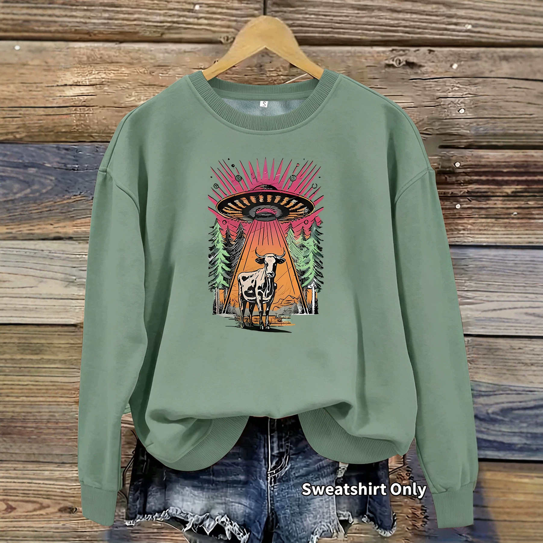 Cattle kidnapped printed hoodie — image 5