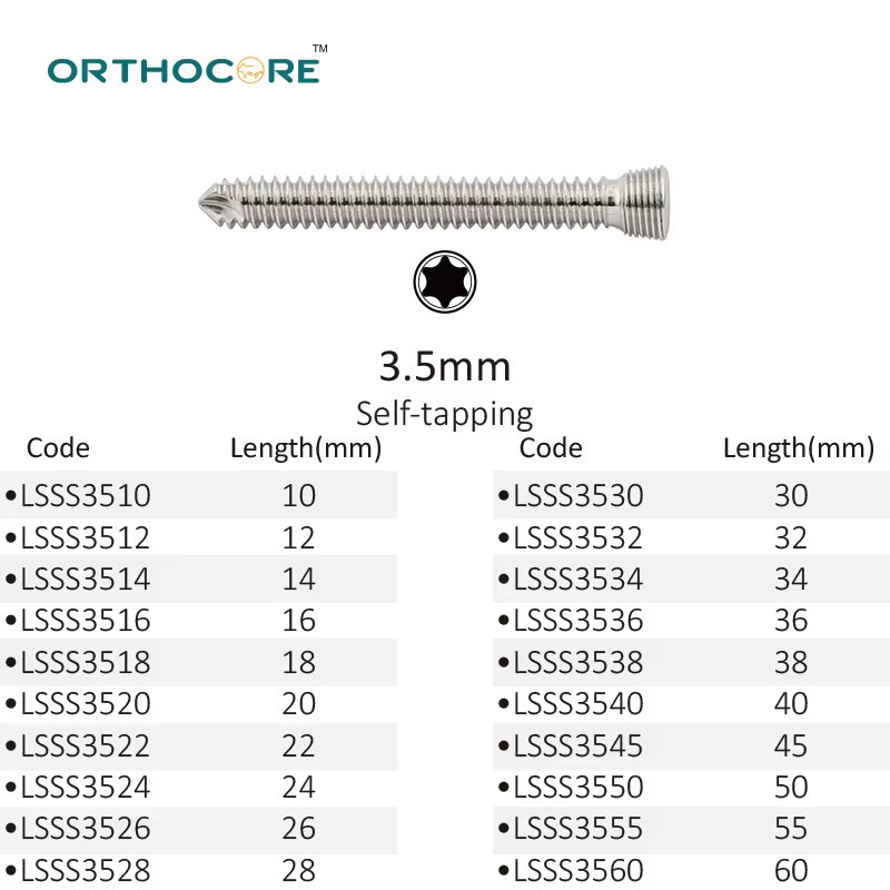 Stainless steel Locking Screws LCP Veterinaria Pets Orthopedic Sugical Instruments Tools Medical Supplies and Equipments — image 2