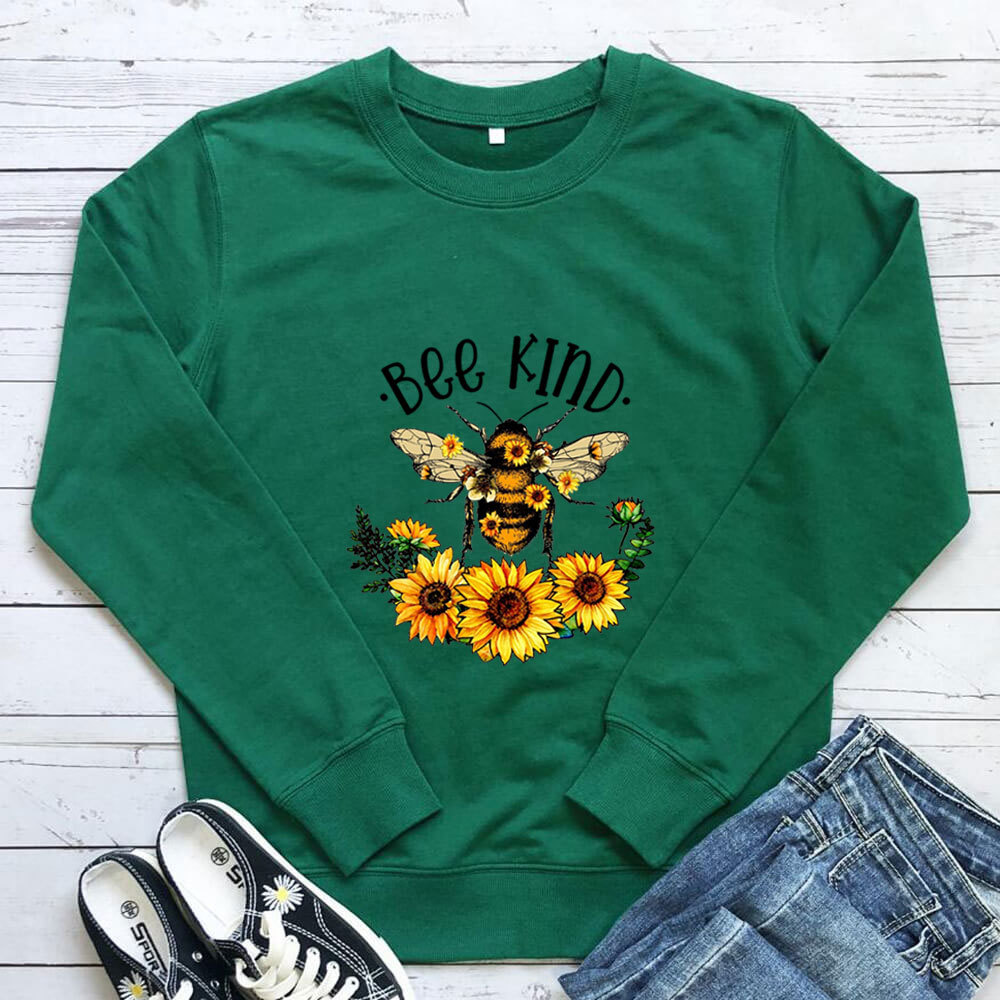 Bee colored printed hoodie — image 7
