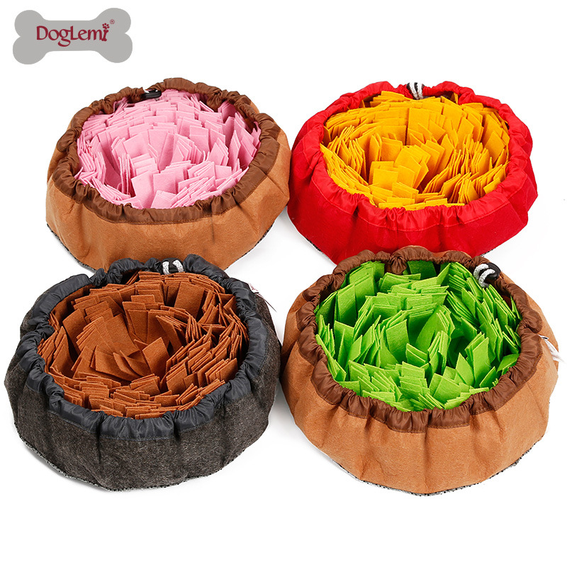 Slow Feeding Sniffing Mat Pet Toy Dog Food Dispensing Multi-Color Stress Relief Training Sniffing Dog Bowl — image 5