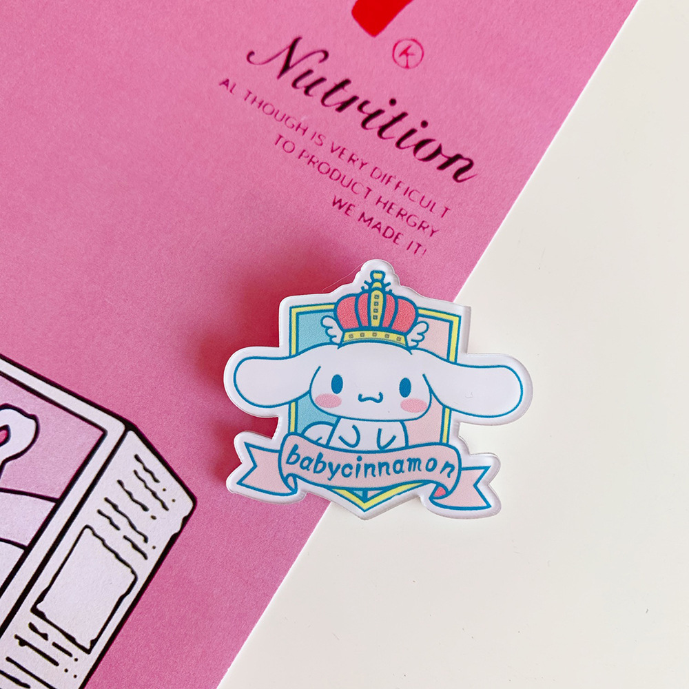 Broche de Acetato Corte y Creativo con Pupita de Cartón Adorables para Niñas Accesorios para Ropa Bolsos Pendientes — imagen 9