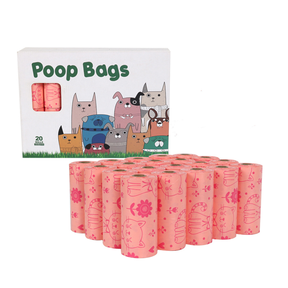 Bolsas de basura biodegradables para mascotas, bolsitas de caca perro — imagen 8