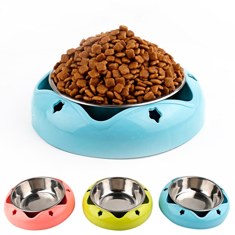 Durable Pet Dog Bowl Stainless Steel Non-slip Drinking Feeding Dual-use Food Feeder For Small Medium Dogs Cats Pet Accessories — image 3