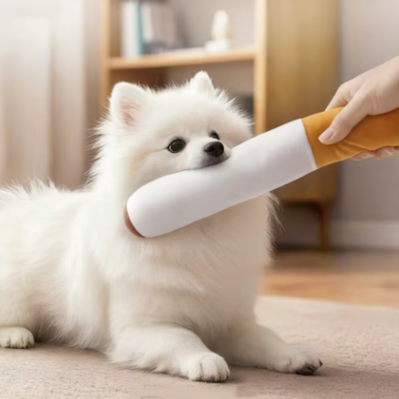 Juguetes de Mascotas Divertidos: Cigarrillo Grande Humo Plush con Sonido, Juguetón para Perros con Mordida Resistente — imagen 3