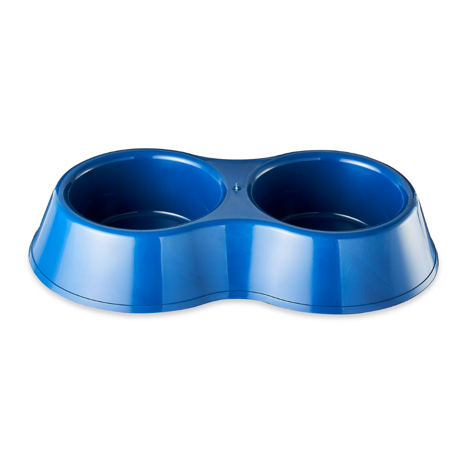 Vibrante Vida Tazón Doblar para Comida y Agua Azul Mediano 6,25 tazas — imagen 1