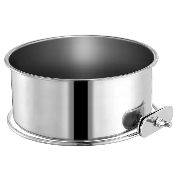Detachable Pet Cage Food Water Bowl With Clamp Holder — image 1