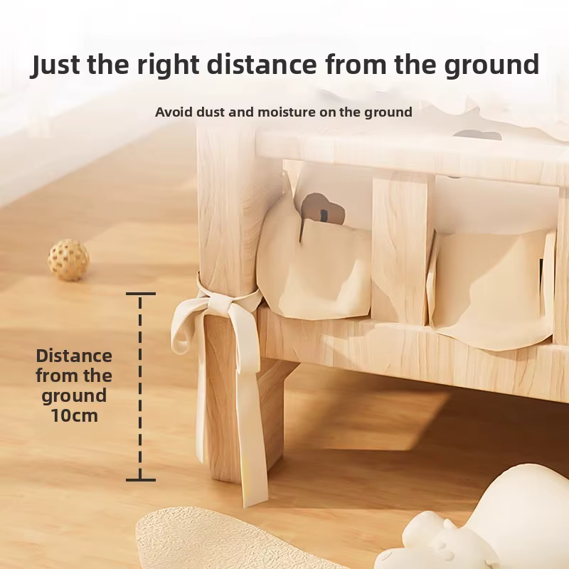Pet bed, solid wood dog bed, all-season cat bed, pet sleeping sofa, cat bed and dog bed ，cat shelf ，cat condo，wooden cat furniture — image 2