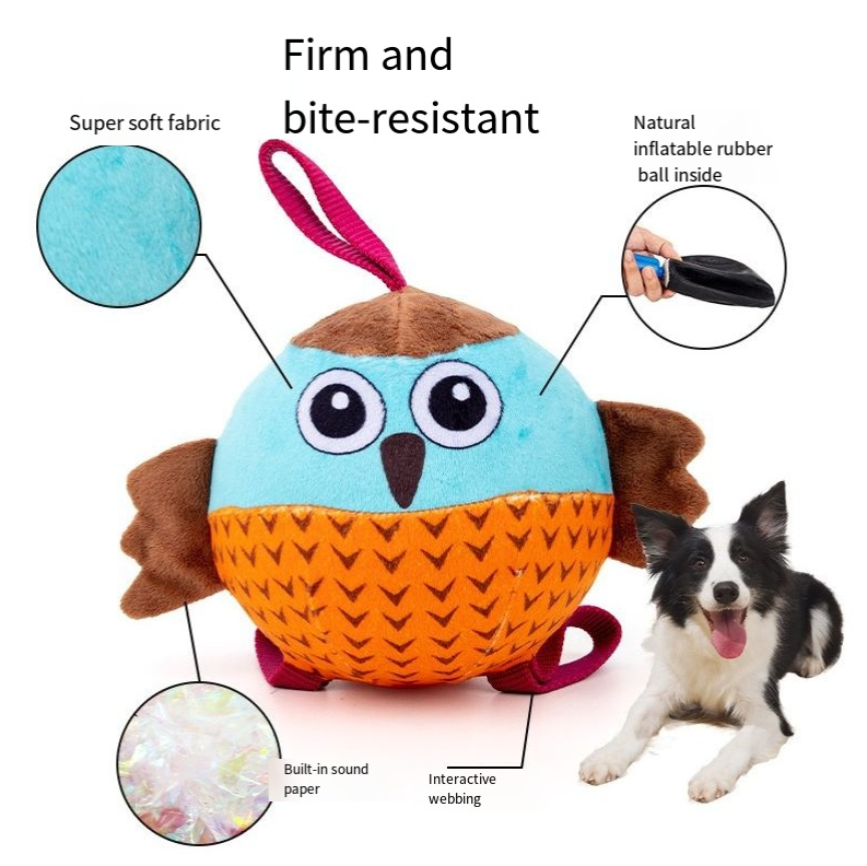 Dog toys inflatable balloons bouncin interactive play with humans and pets relieving boredom touring training dog ball supplies — image 3