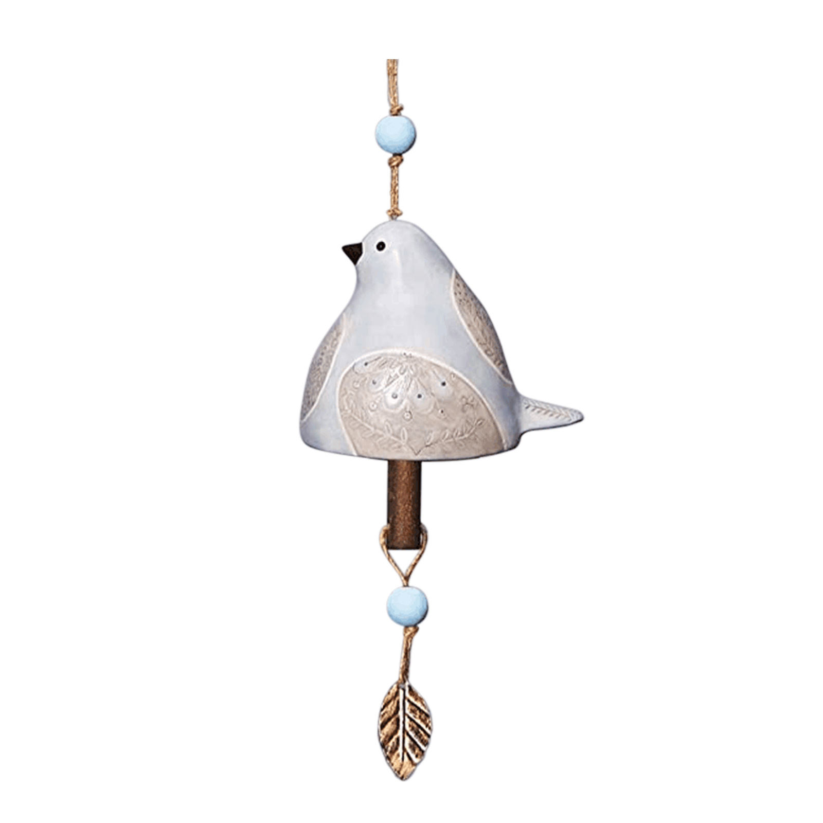 BIRD SONG BELL Resin Handicraft Wind Chime Pendant Garden Home Decoration — image 8