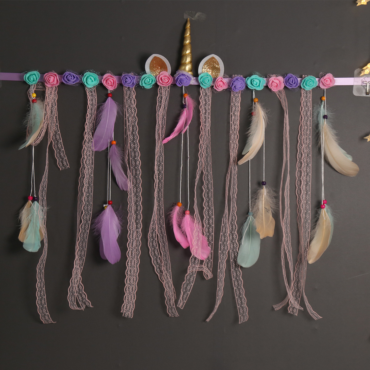 Fresh Girl Room Unicorn Veil Decoration Pendant Homestay Decoration Pendant Classmate Birthday Gift — image 6
