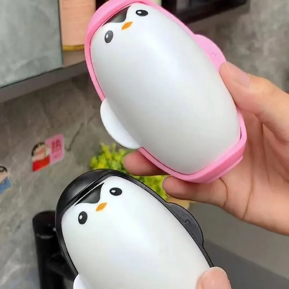 Penguin Lint Remover Household Portable Sticky Washable Reusable Mini Roller Brush Ball Suitable For Pet Hair Clothing Cleaning — image 5