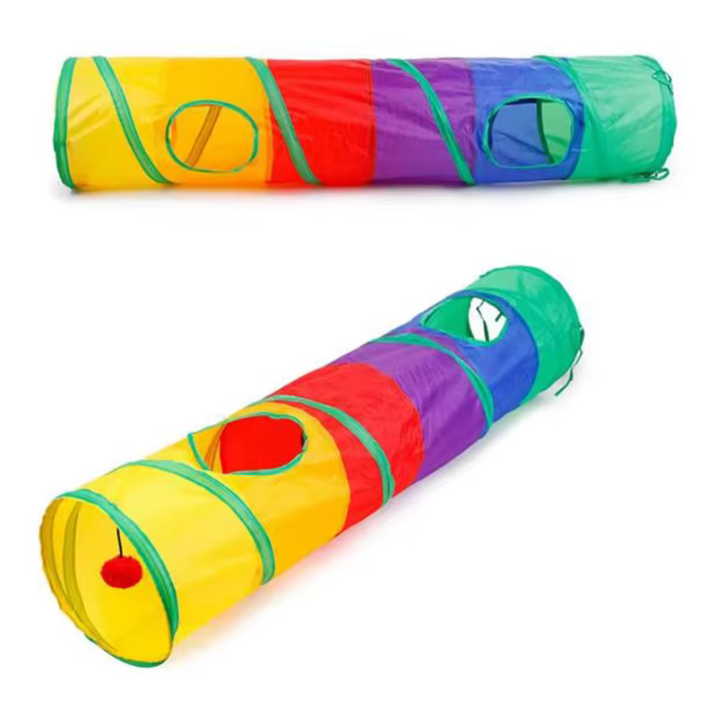 Túnel para Gatos y Cachorros: Tubo Colapsable de Juego Interactivo, Interior y Exterior, Ideal para Rompecabezas, Ejercicio y Entrenamiento — imagen 4
