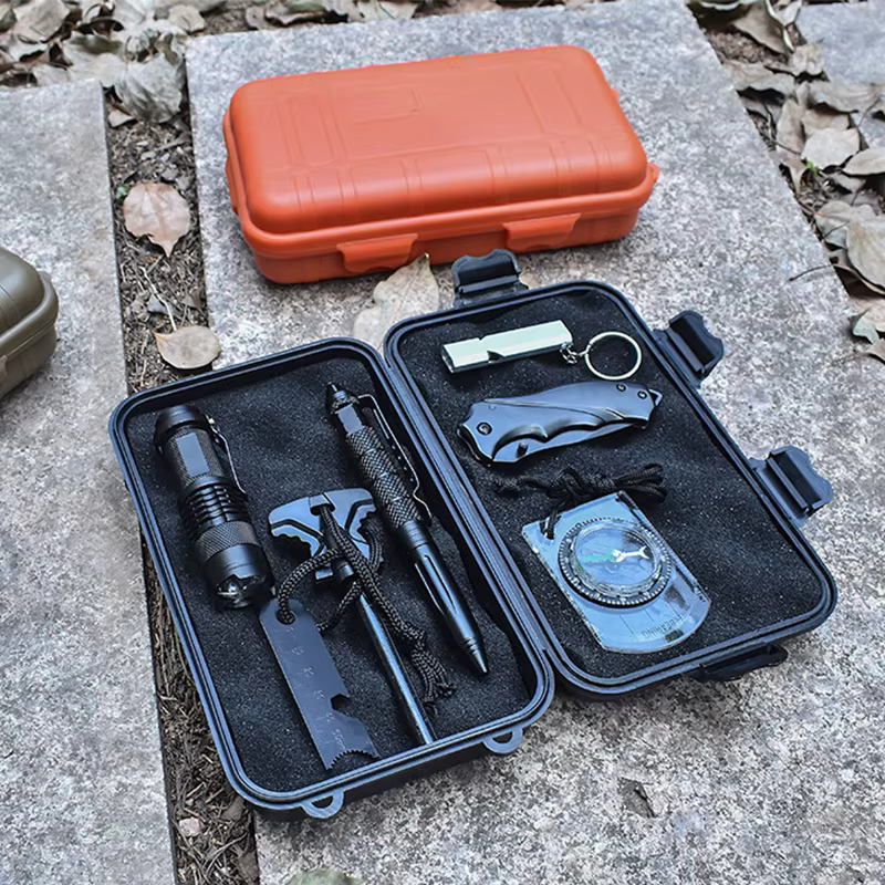Large Tool Outdoor Survival Kit Box Shockproof And Pressure Proof Waterproof And Fall Proof Sealed Box Wild Survival Storage Box — image 6