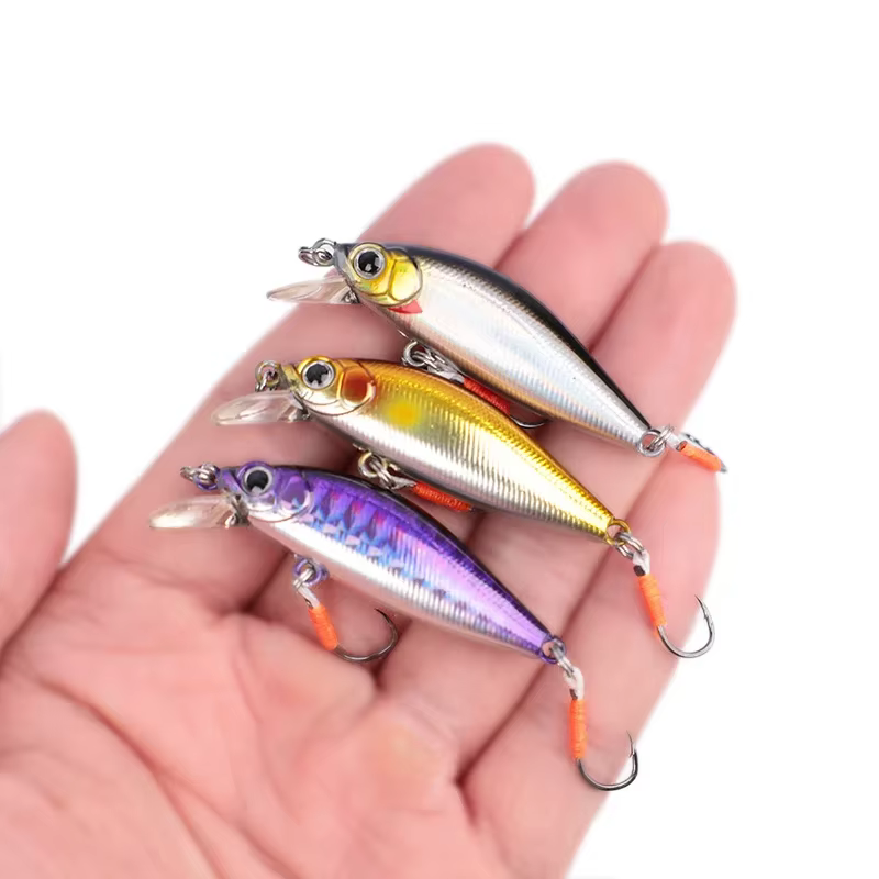 OUTKIT 2022 NEW Arrive Japanese Design Small Lures Fishing Lure 3.2g 45mm Sinking Minnow Mini Hard Bait For Perch Trout Bass — image 2