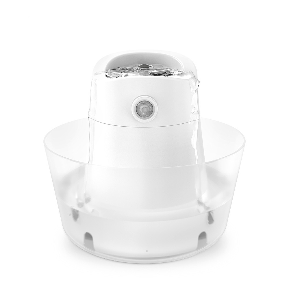 Alimentador de agua para mascotas con sensor inteligente, circulador de agua y dispensador filtrante — imagen 1