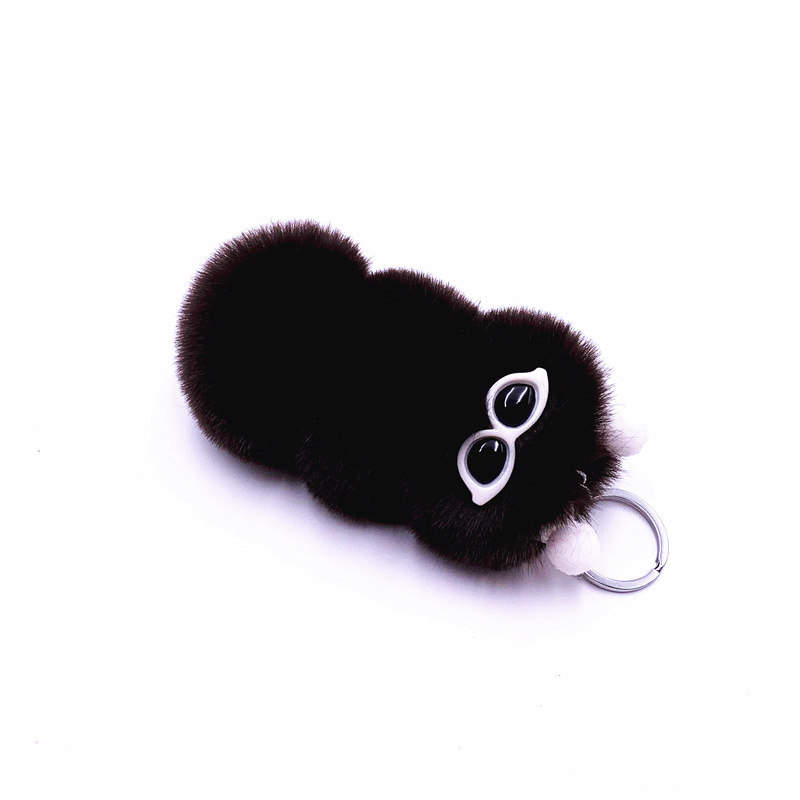 New Cute Caterpillar Key Chain Cute Candy Color Cartoon Plush Bag Pendant Car Key Chain Accessories — image 14