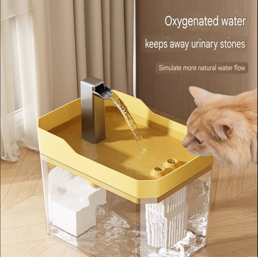 Cat and dog automatic water dispenser, flow silent, anti dry and anti burning water dispenser, large capacity water circulation — image 5