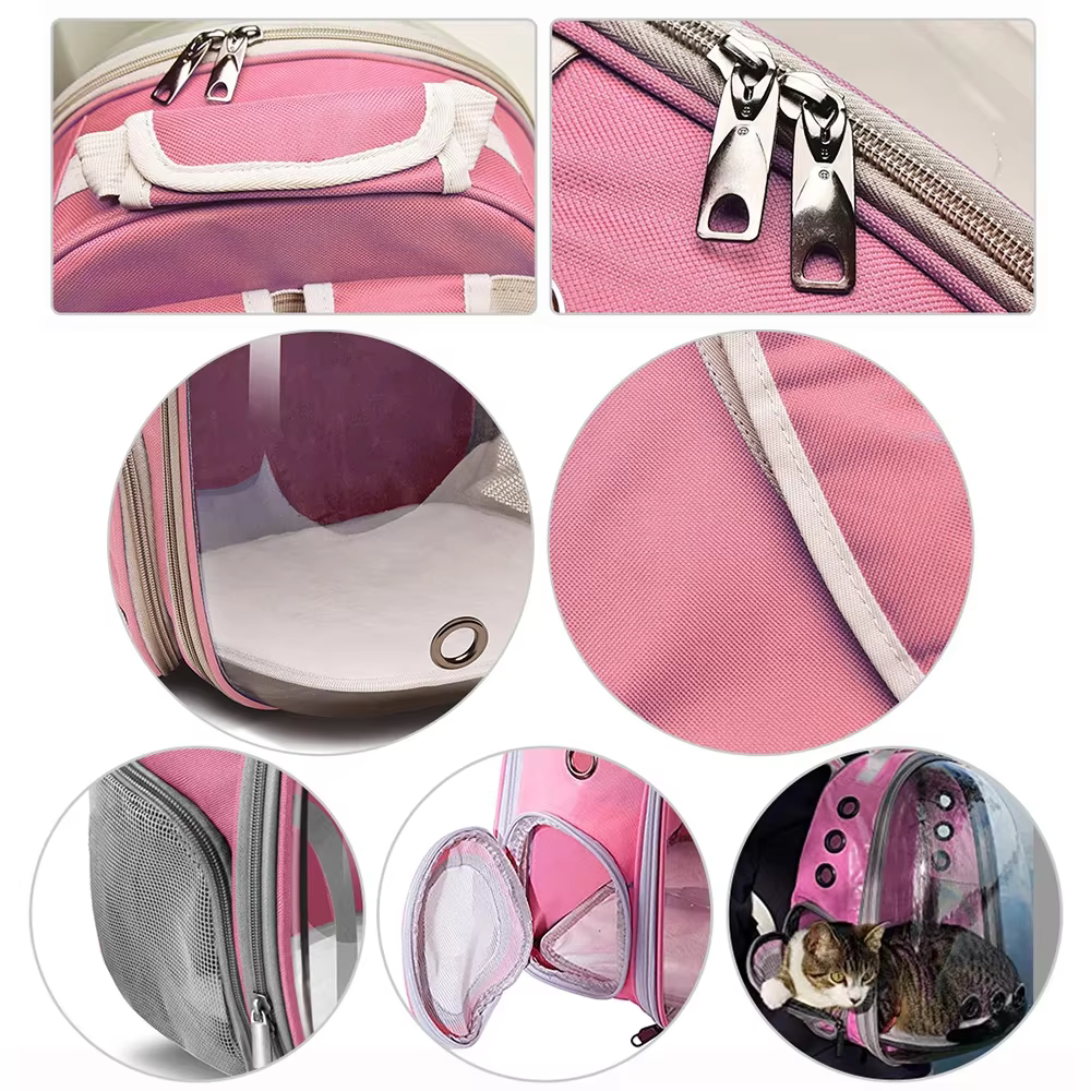 Porta Mascotas Bolsas de Viaje para Gatos y Perros Pequeños Bolsillo Transitable con Ventilación para Transportar Mascotas en Autobús, Avión o Coche — imagen 3