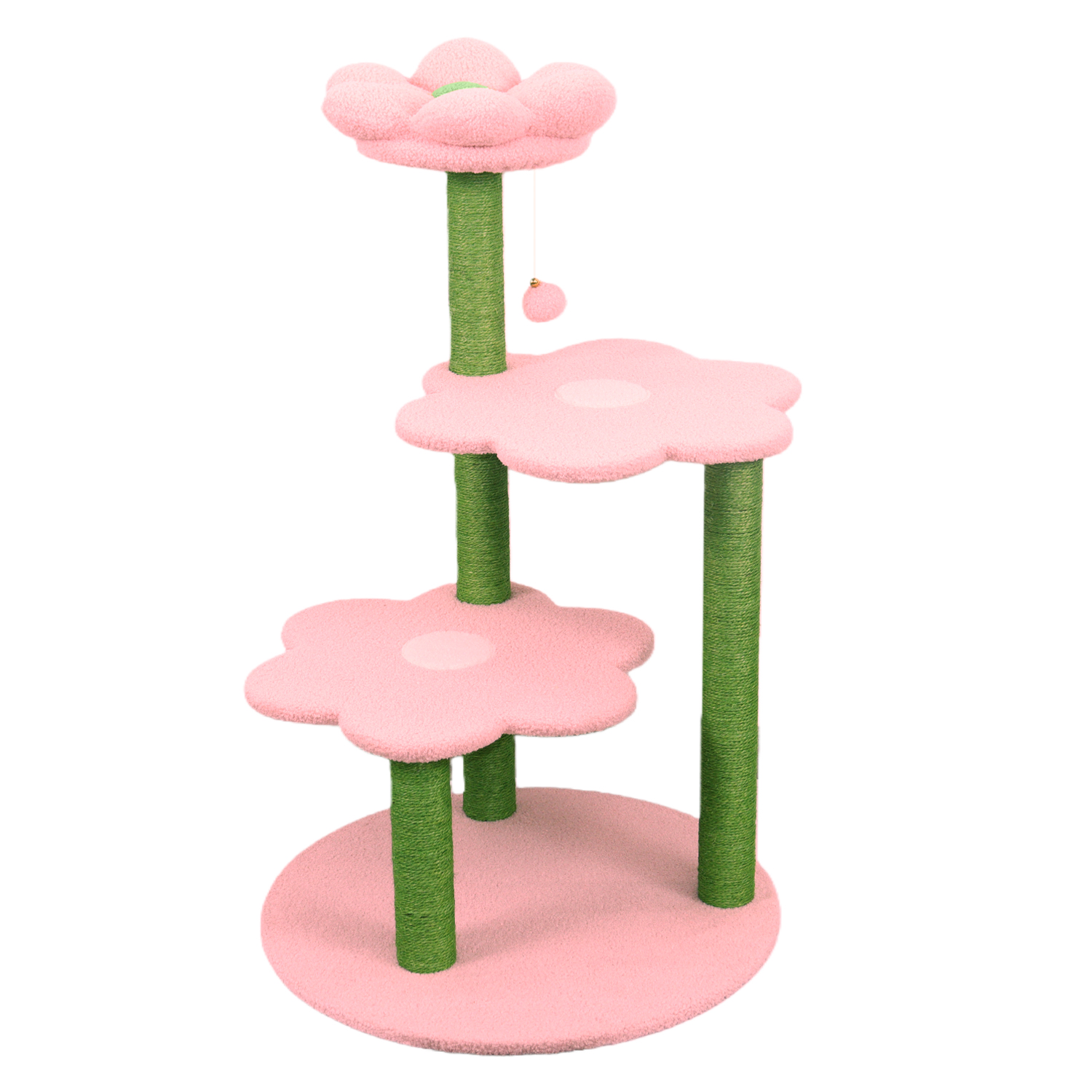 Cat Tree with Removable Cozy Perch & Scratching Posts Hanging & Toy Multi-Level Cat Furniture for Kittens/Cats to Climb, Rest & Play Hanging Toy — image 1