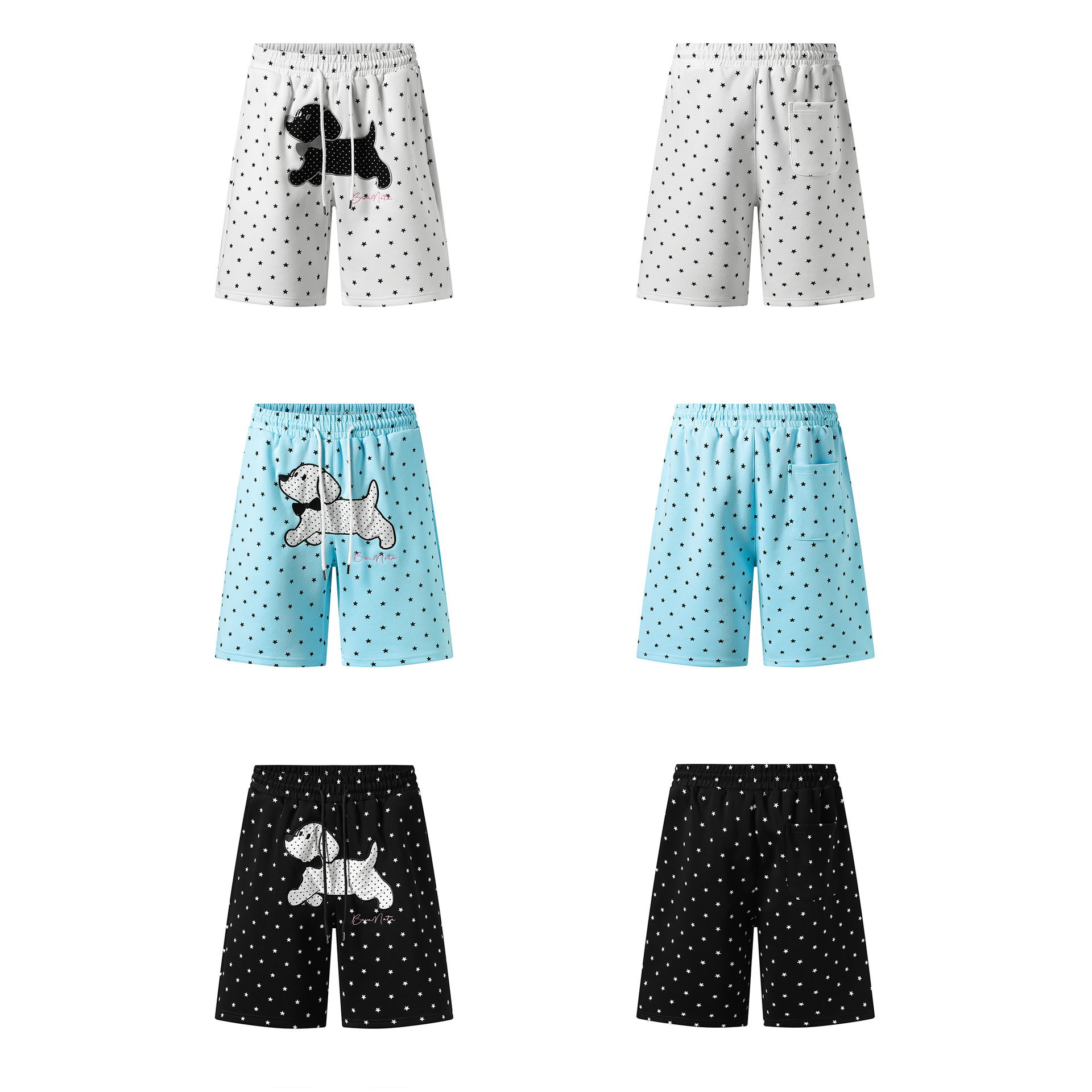 Soft and cute dog patch embroidered shorts — image 6