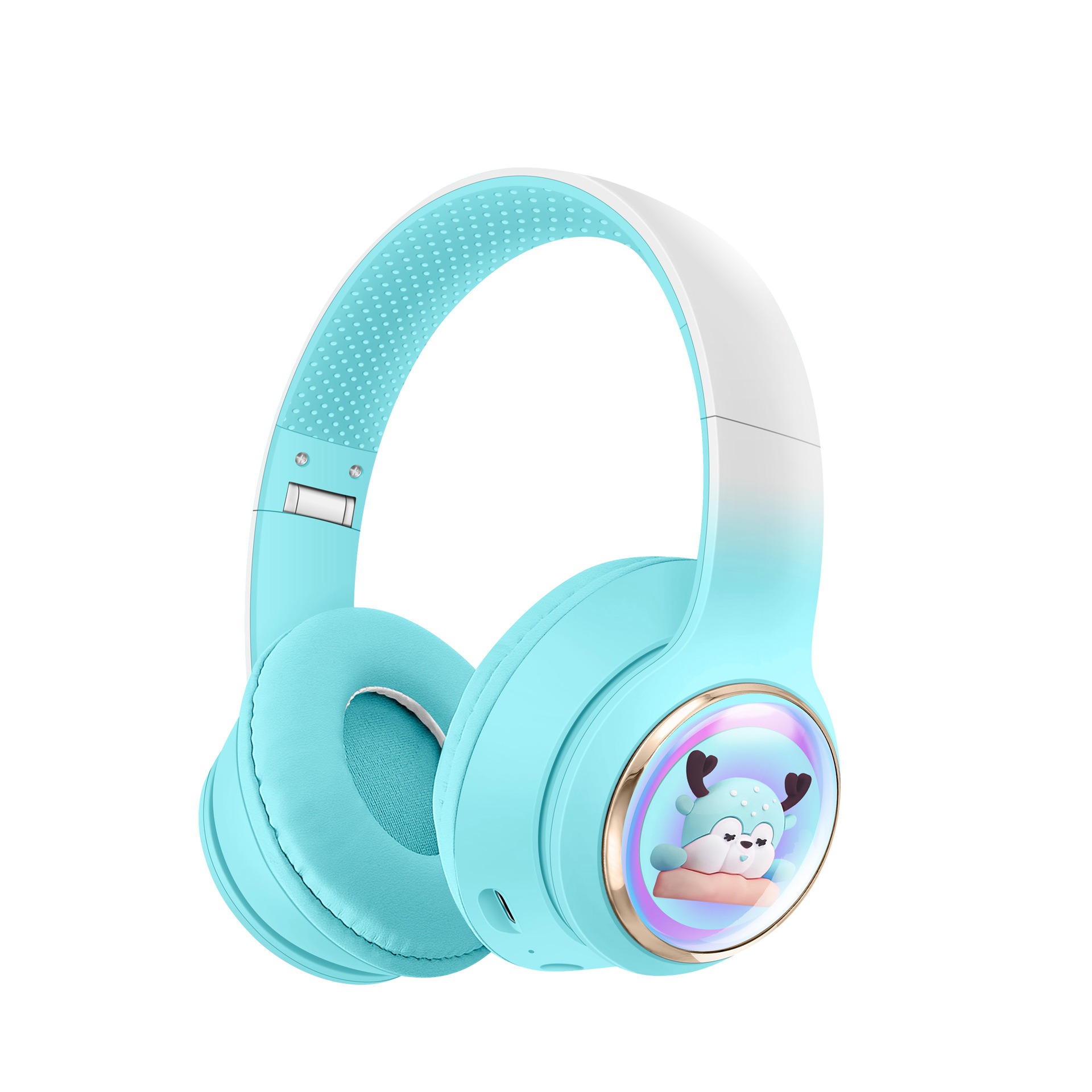 AKZ-56 Earphones Space Cabin Cute Cartoon Pet Bluetooth Headwear Large Battery Earphones Foldable Earphones — image 1
