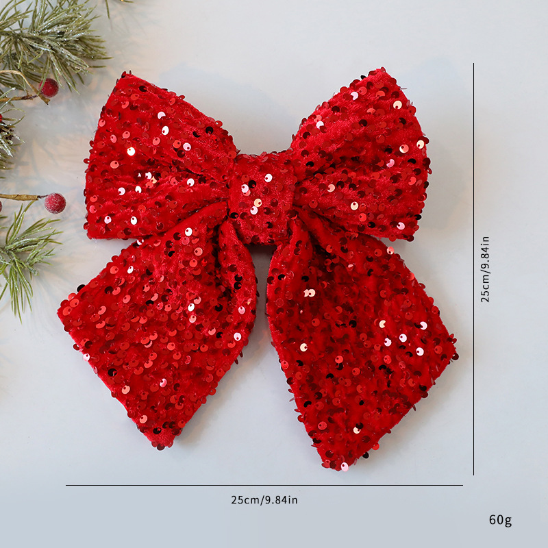 Decoración de Mariposa Navideña con Glitter, Adorno para Ventana, Ornamento de Navidad — imagen 7