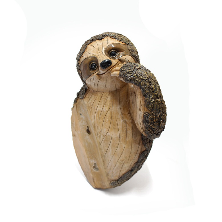Estatua de mono en resina para colgar en árbol decoración — imagen 1