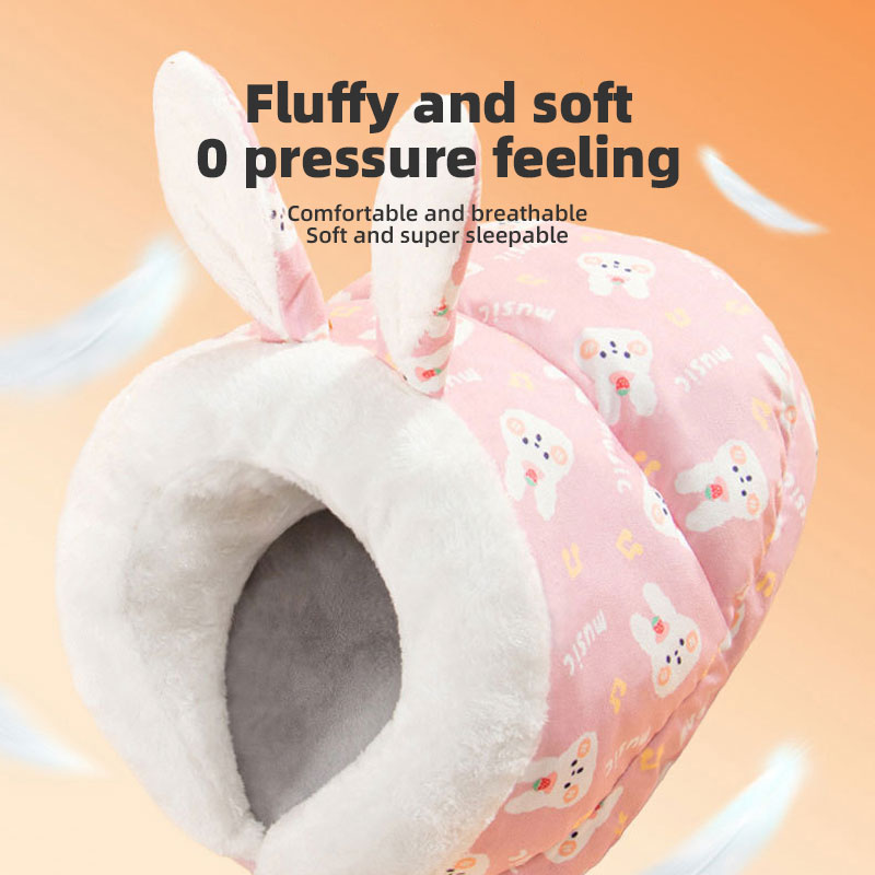 Pet Supplies Cat Warm In Winter Semi Closed All Season Universal Slippers Cat and Dog Bed — image 3