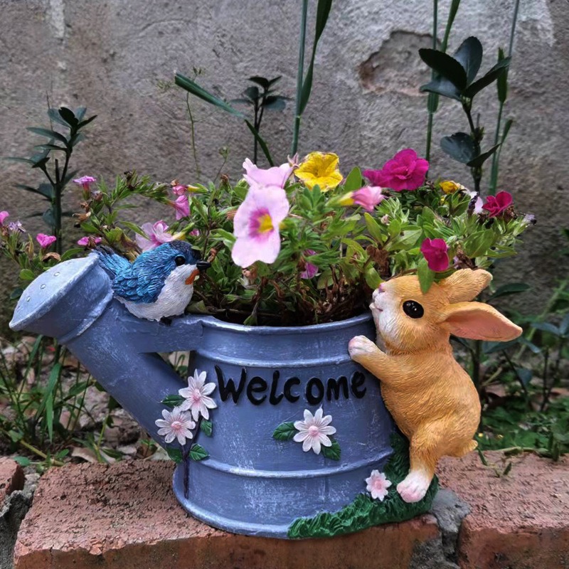 Decoraciones para balcones al aire libre - ideal para jarrones de conejos y macetas de flores — imagen 5
