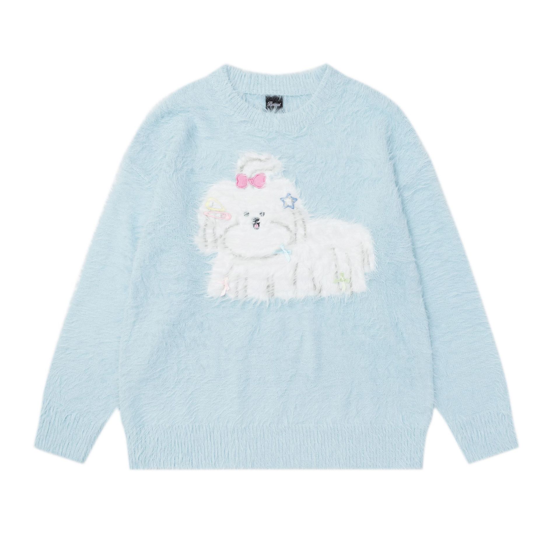 Puppy jacquard sweater — image 8