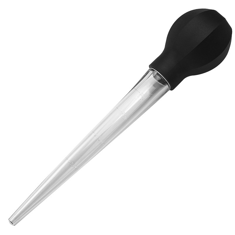 Stainless Steel Turkey Needle Chicken Pump Silicone Chicken Pump Turkey Seasoning Pump Tool Silicone Oil Suction Pipe — image 3
