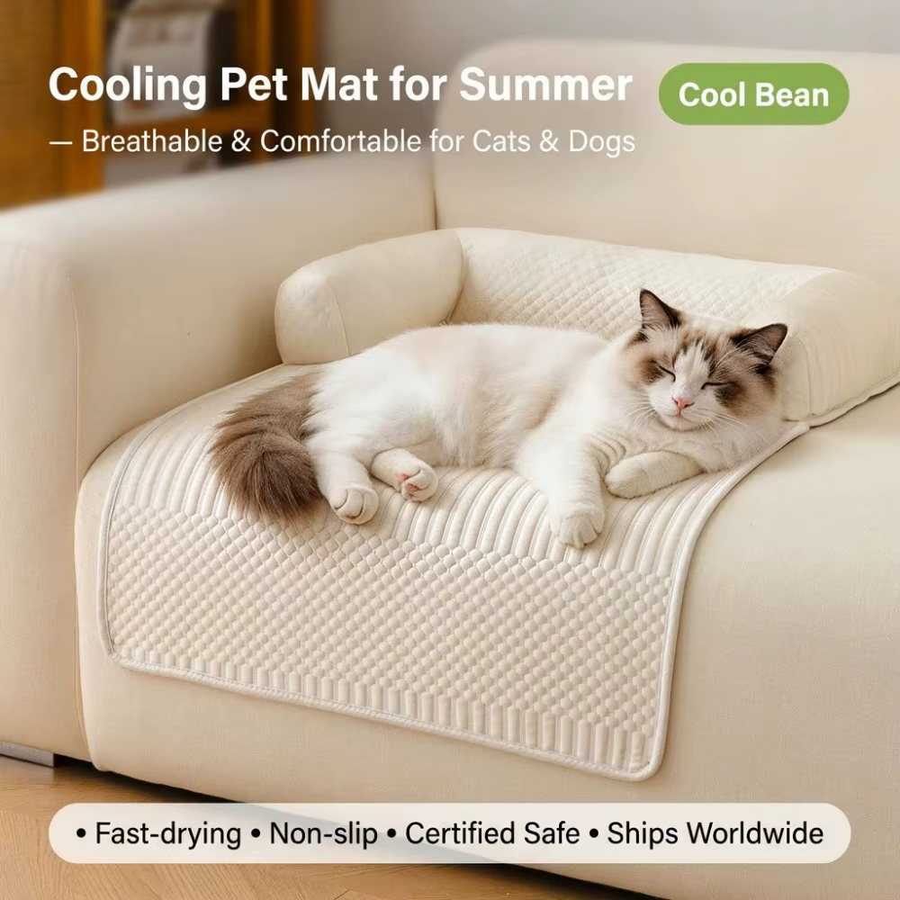 2026 Pet Bed Mat Breathable Dog Cooling Mat Non-Slip Comfortable Pet Sleeping Pad Detachable with Pillow Dog Sofa Cushion Indoor — image 2