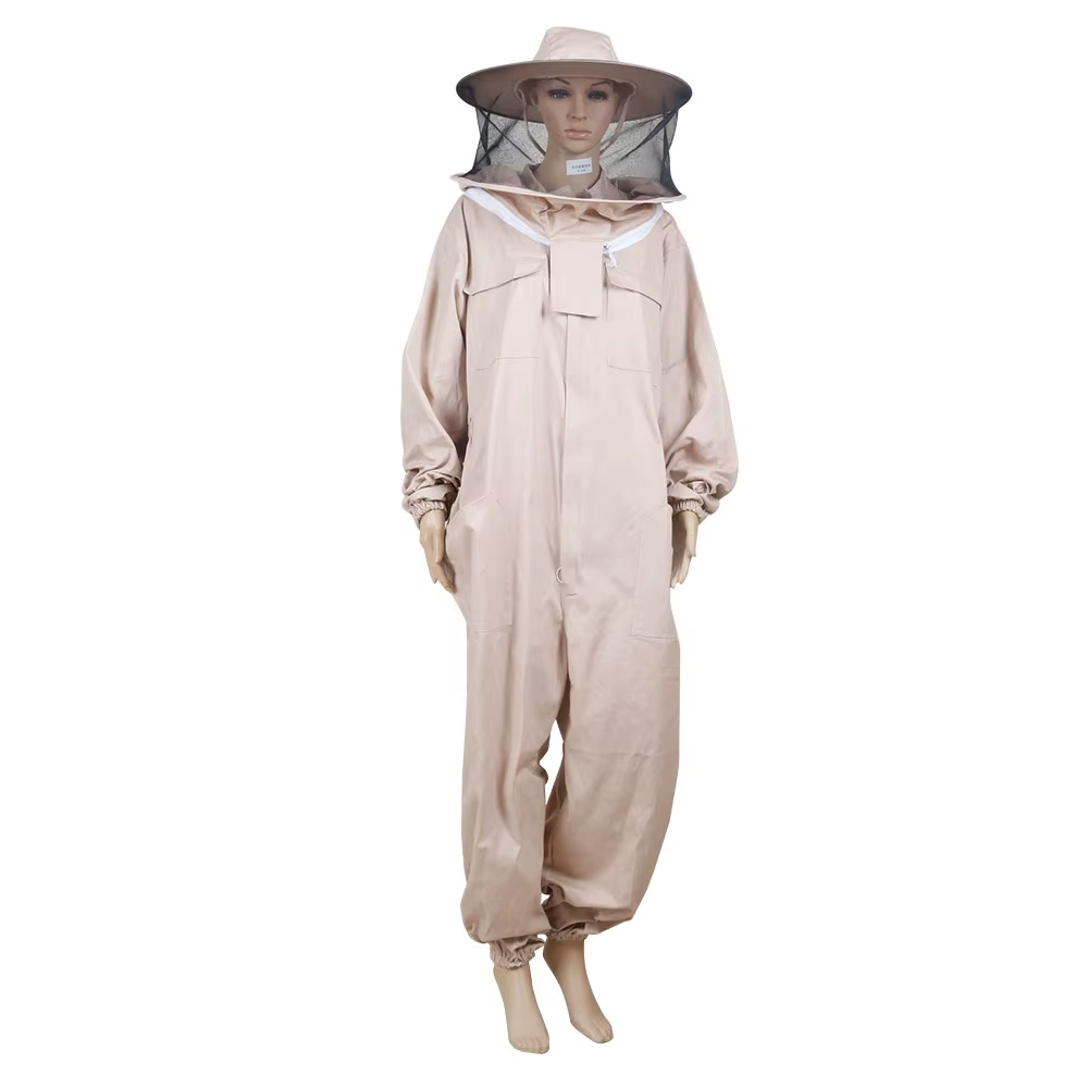 Beekeeping Clothing for Beek, Coffee Color, Overall Replacement Hat, Full Body Suit, Bee Clothes, Product for Beekeeping — image 4