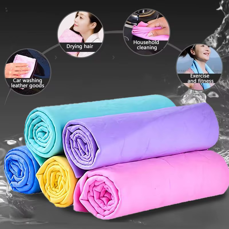 Pet Bath Towel Quick Dry 1PC Ultra Absorbent PVA Microfiber for Dogs Cats for Grooming Travel Home Use — image 6