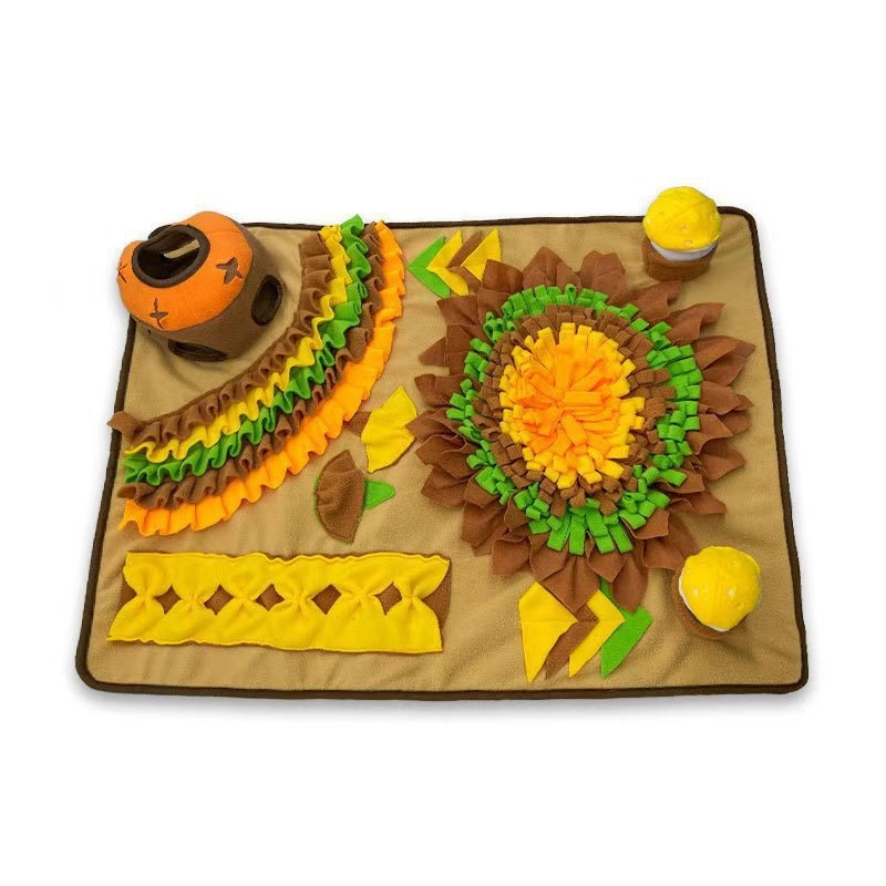Pet Puzzle Snuffle Mat Slow Feeder Blanket Mental Stimulation Toy — image 4