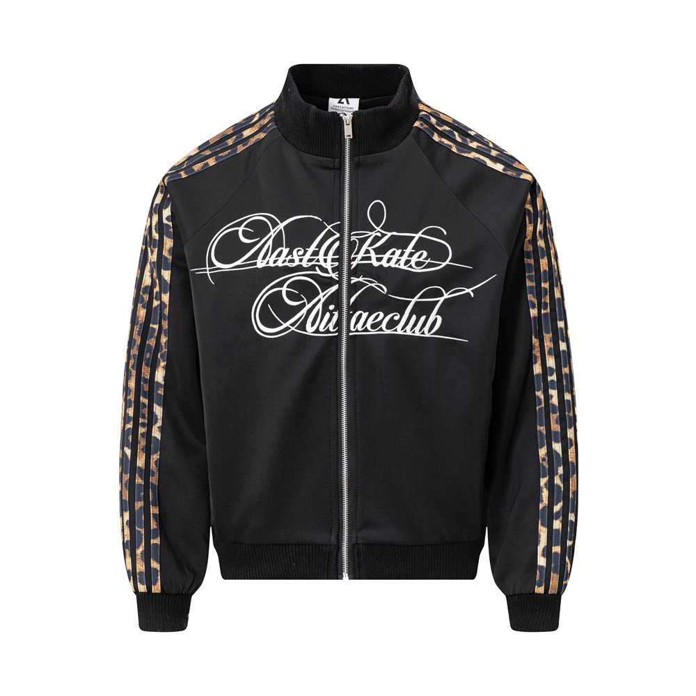 Loose stand up leopard print jacket — image 7