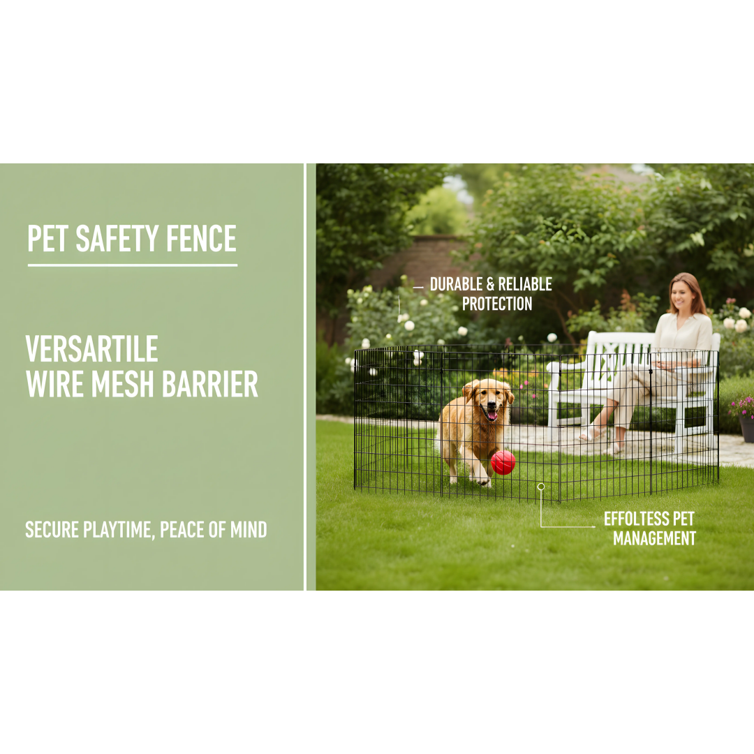 48 INCHx33 FT Black Vinyl-coated Metal Mesh, 16 Gauge 0.67 Inch Black PVC Metal Mesh, Black Welded Wire Mesh Support, Poultry Cage Protective Fence — imagen 4