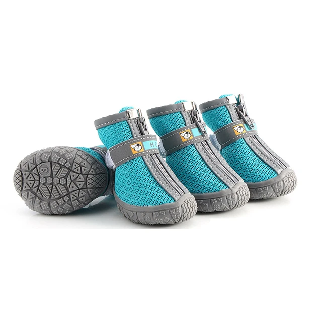 Zapatillas Respirables para Perros Pequeños Anti-Slip Zapatos de Verano con Reflejos para Chihuahuas Zapatos de Goma — imagen 8