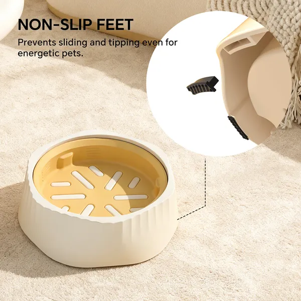 Comedero Lento para Gatos 2 en 1 Grande de Plástico, Modo Rápido y Lento Intercambiable — imagen 2