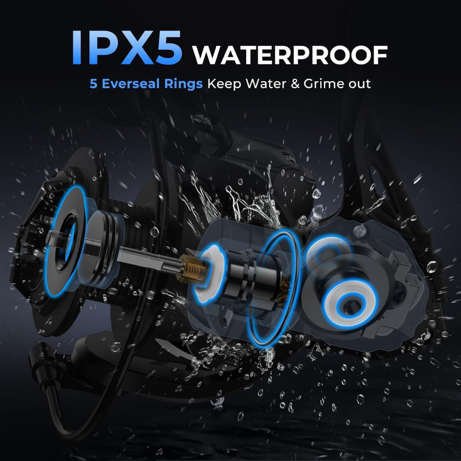 Spartacus II Plus Spinning Fishing Reel, IPX5 Waterproof — image 3