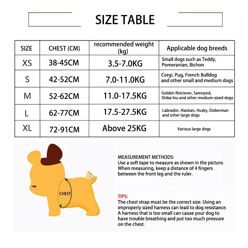 Vestido de Tela para Perros con Cierre Rápido - Almohadilla Respirable para Mascotas Caninas - Material Nylon - Ajustable para Actividades al Aire Libre — imagen 6