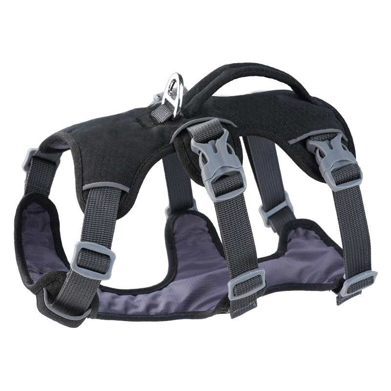 Arnés Reflector con Manija de Control - Vestido de Nylon Acolchado para Entrenamiento, Paseo y Seguridad Antirrobo — imagen 2