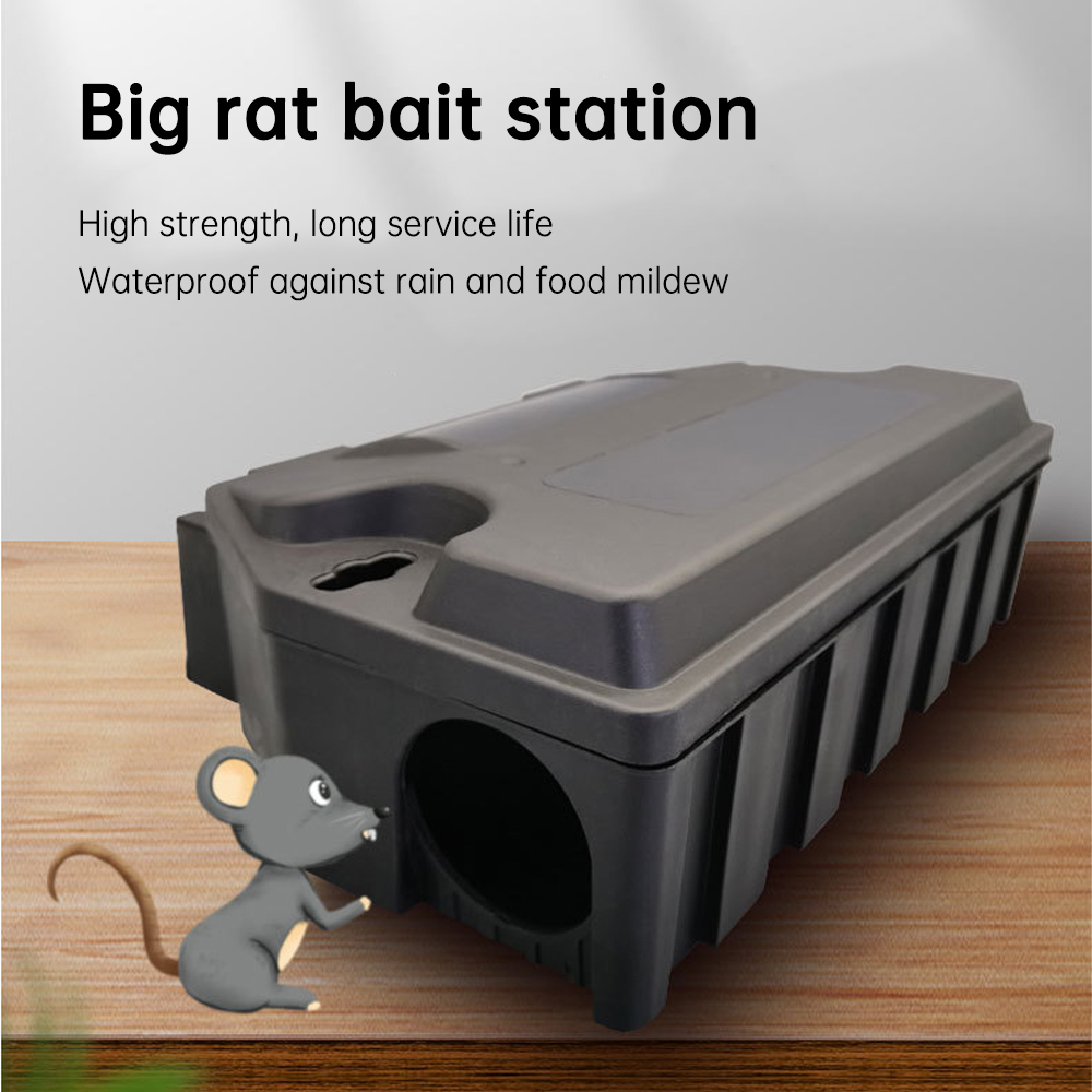 Rat Bait Station Outdoor Rat Trap Outdoor with Key Eliminates Rats Fast. Keeps Children and Pets Safe Indoor Outdoor (Bait not Included) — image 1