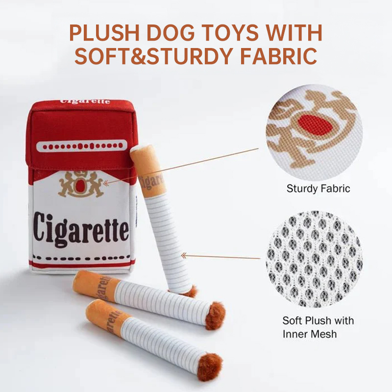 Ciga-rette-like Dog Toy, a Pet Self-entertainment Plush Toy that is Chew-resistant and Helps with Teething — image 2
