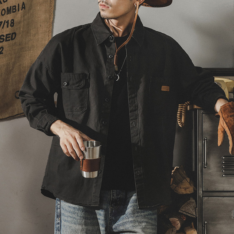 Men's Vintage Heavyweight Workwear Rugged Loose Hunting Jacket — image 9