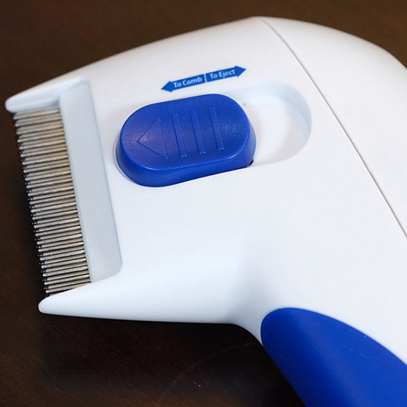 Practical Electric Head Pet Comb Electric Terminator Anti Removal Kill Lice Cleaner Puppies Fleas Electronic Lice Comb Cat Dog — image 3