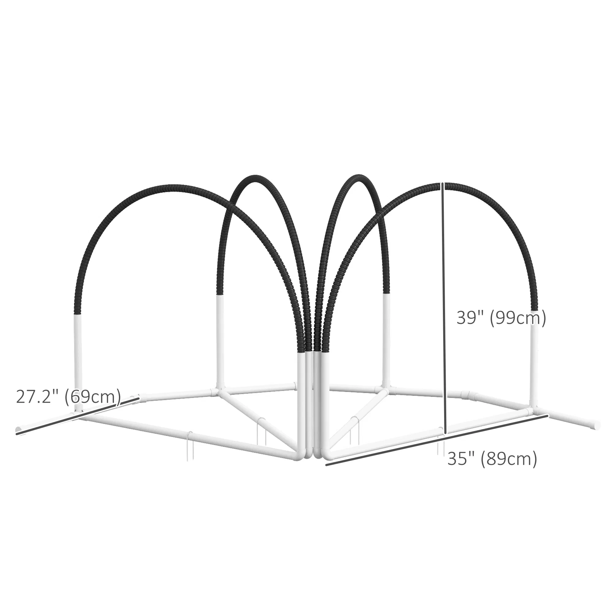 Dog Agility Kit Pet Obstacle Course Training Equipment Outdoor with Weave Poles, Carry Bag, Black — image 6